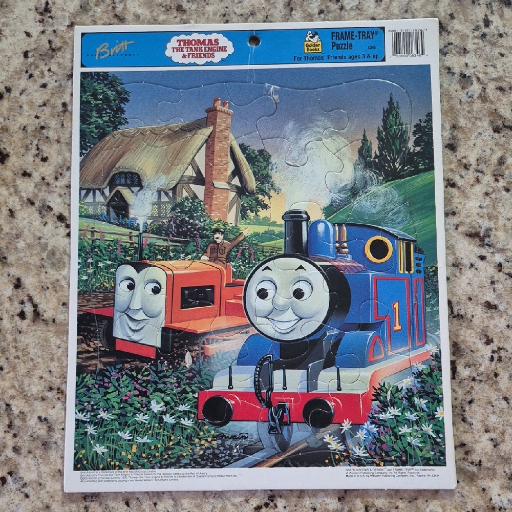 Golden Books Thomas & Friends Scenic Frame Tray Puzzle